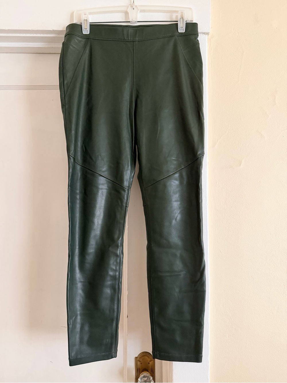 We The Free Black Faux Leather Skinny Pants